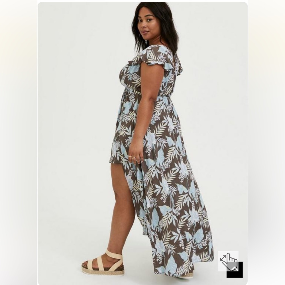 COPY - Torrid Maxi Gauze Walk-Through Dress 2X